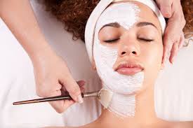 woman doing Microdermabrasion treatment 